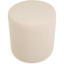 Just Home Teddy Puf - Gri - 42X38X38 cm