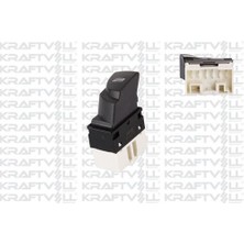 Kraftvoll 04050100 Cam Açma Anahtarı Sol (Dısa Gelen) Boxer Iı Jumper Iı Ducato Iı 06-Beyaz (Tabla Hariç) 735315619