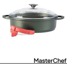 Master Chef Döküm Basık 28CM Masterchef Tencere