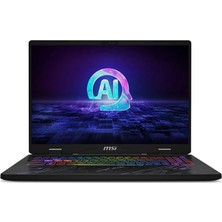 MSI PULSE 16 AI C1VFKG-087XTR Intel Core Ultra 7-155H 16GB DDR5 1TB SSD RTX4060 8GB 16 inç FHD+ 144Hz FreeDos Gaming Laptop