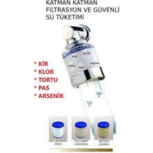 Speed Out Pas Tortu Klor Kireç Önleyici Pamuk Filtreli Musluk Başlığı Su Tasarruflu Musluk Ucu Süzgeci