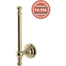 Çelik Banyo Paslanmaz Pirinç Ottoman Yedek Kağıtlık Altın Sarı Gold