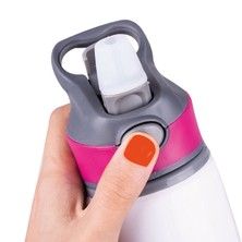 Şimşek Mcqueen Baskılı Pipetli Metal Suluk ve Kupa BARDAK-001