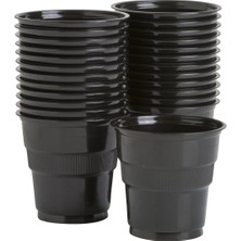 Plastik Bardak 25 Li Siyah