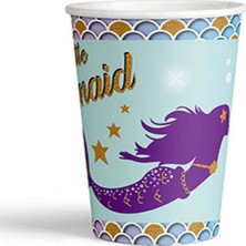 Tatlı Günler Little Mermaid Deniz Kızı Doğum Günü Seti Bardak