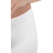 Mikro Fiber Kadın Uzun Boxer 3'lü Özel Paket - Siyah, Beyaz, Ten | S/m, L/xl