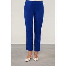 Lêvi D'or Saks Beli Lastikli Cep Detaylı Pantolon