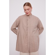 Lêvi D'or Vizon Patı Fırfırlı Gömlek