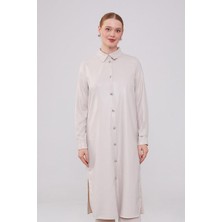 Lêvi D'or Taş Gömlek Yaka Aerobin Kumaş Tunik