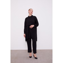 Lêvi D'or Siyah Pile Detaylı İkili Takım