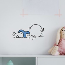 Alvina Atölye Erkek Bebek Figürlü Biblo - Bebek Odası Duvar Dekoru - Bioplastik
