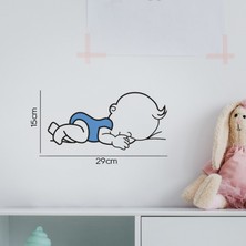 Alvina Atölye Erkek Bebek Figürlü Biblo - Bebek Odası Duvar Dekoru - Bioplastik