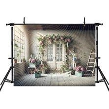 Renklerde Bahar Neşesi: Arka Plan 200X150CM, Dört Mevsimi Yaşatacak Stüdyo Fonu
