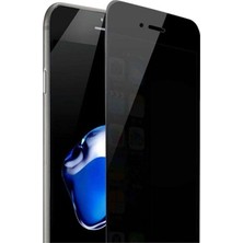 Apple iPhone 8 Plus Zebana Darbeye Dayanıklı Anti Statik Temperli Hayalet Cam Ekran Koruyucu Siyah