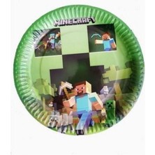 Minecraft  Karton Tabak - 23 cm - 8 Adet