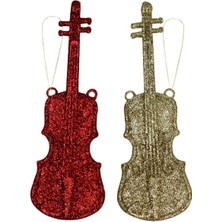 Yılbaşı Ağaç Süsü Keman 2'li