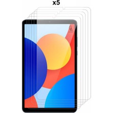 Coolacs Xiaomi Redmi Pad Se  8.7 Inç ile Uyumlu Temperli Kırılmaz Cam Ekran Koruyucu 5 Adet