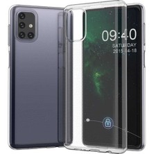 Ekılıf Samsung Galaxy M51 - Kılıf Şeffaf Soft Slim Fitt Süper Silikon Kapak - Şeffaf