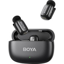 Boya Mini Wireless Yaka Mikrofonu - Siyah