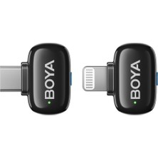 Boya Mini Wireless Yaka Mikrofonu - Siyah