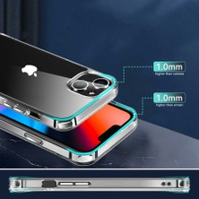 Noktaks Apple iPhone 13 - Kılıf Sararmaz Parmak Izi Yapmayan Forst Kapak - Şeffaf