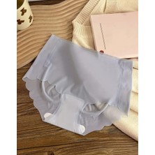 Gigi Giyim Yüksel Bel Şeffaf Kadın Külot