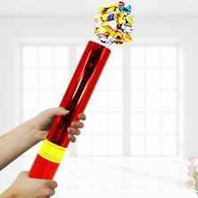Süsle Bebek ve Parti Kalpli Kırmızı Konfeti 30 cm