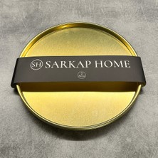 Sarkap Home 2'li Yuvarlak Sunumluk Tepsi - Siyah