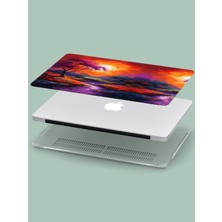 Macbook Air (M2-M3) Kılıf 13.6 Inç A2681-A3113 2022/2024  Kapak Tam Koruma Macpac-03 Aynalı Göl