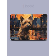 Macbook Air (M1) Kılıf 13.3 Inç A1932-A2179-A2337 2020/2021  Kapak Tam Koruma Macpac-12 Morkie Köpek