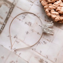 Gigi Giyim Kraliçe Tacı Figürlü Metal Kadın Taç