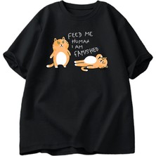 Tarz Sokak T-Shirts Men Women Fuuny Cat Lovely Print T Shirt Summer Cotton Men's T-Shirts Casual Harajuk