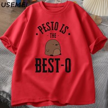 Petso En Iyi Tişörtleri Erkekler Rahat Pamuk Kısa Kollu Tee Unisex Baskı T-Shirt Sokak