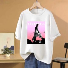 Tarz Sokak Şarkıcı P!nk Pembe Trustfall Müzik Turu Vintage Grafik T-Shirt Erkek Kadın Hip Hop Stree