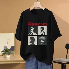 Tarz Sokak Saat Sonra Hafta Içi Albüm Grafik T Shirt Erkek Kadın Vintage Hip Hop Streetwear Boy Kısa Kol