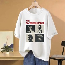 Tarz Sokak Saat Sonra Hafta Içi Albüm Grafik T Shirt Erkek Kadın Vintage Hip Hop Streetwear Boy Kısa Kol