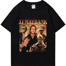 Tarz Sokak Serisi Outer Banks 3 Grafik T-Shirt Erkek Kadın Vintage Hip Hop Streetwear Jj Maybank Pamuk R