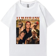 Tarz Sokak Serisi Outer Banks 3 Grafik T-Shirt Erkek Kadın Vintage Hip Hop Streetwear Jj Maybank Pamuk R