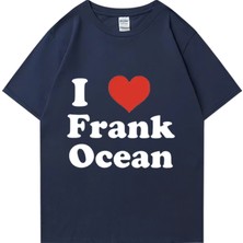 Tarz Sokak Frank'ı Seviyorum Baskı T-Shirt Erkek Kadın Yüksek Kaliteli Moda Giyim Retro Büyük Boy P