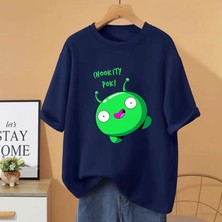 Tarz Sokak Moonkek Chokity Pok Vintage Stil T Shirt Erkek Kadın's Yüksek Kalite Boy Saf Pamuk Kısa Kollu