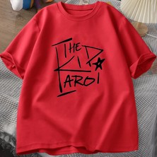 Tarz Sokak Çocuk Laroi Pamuk T-Shirt Erkek Üstleri Yaz Kısa Kollu Tee Erkekler Giyim Tees Baskı O-Boyun