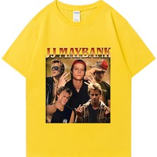 Tarz Sokak Serisi Outer Banks 3 Grafik T-Shirt Erkek Kadın Vintage Hip Hop Streetwear Jj Maybank Pamuk R