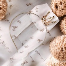 Gigi Giyim Kraliçe Tacı Figürlü Metal Kadın Taç