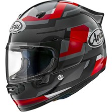 Araı Kask-Quantıc Abstract Red