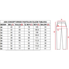 Asn Concept Erkek Beli Paçası Yanı Ribanalı Lacivert Eşofman Altı (Büyük Beden Seçeneğiyle)