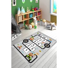 Şahika Halı Ayaz Dijital Baskı Pamuk Taban Halı 5481 Çocuk Halısı