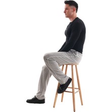 Asn Concept Erkek Biyeli Gri Melanj Eşofman Altı (Büyük Beden Seçeneğiyle)