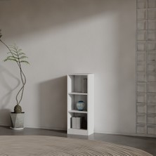 Cool Suntalam Kitaplık ( 106 x 40 x 28 ) Beyaz ( Mat )