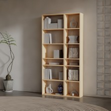 Aro Suntalam Kitaplık ( 200 x 100 x 37 ) Akçaağaç ( Mat )