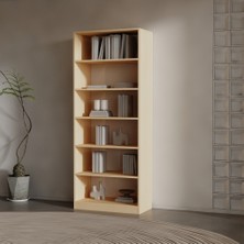 Roni Suntalam Kitaplık ( 200 x 80 x 40 ) Akçaağaç ( Mat )
